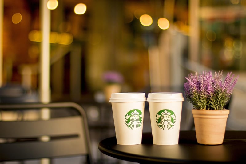 Flowerpots in a garden